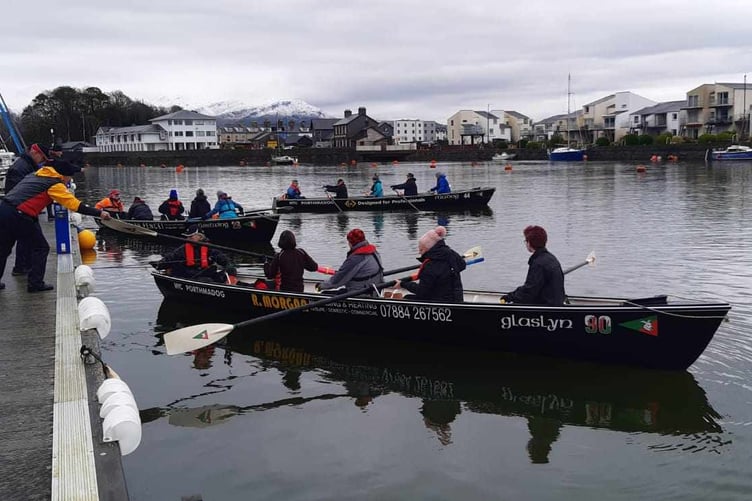 Madog Yacht Club, Rowing members have been busy over the winter months