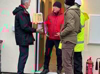 Penrhyn visit for minister as Welsh Gov launch timber strategy