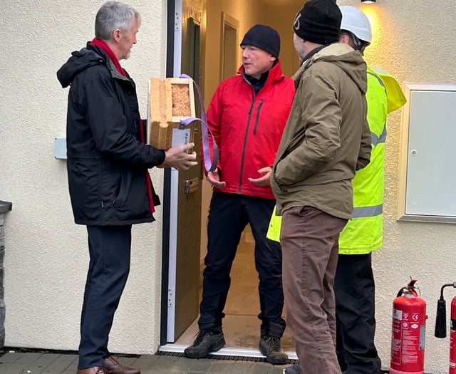 Penrhyn visit for minister as Welsh Gov launch timber strategy