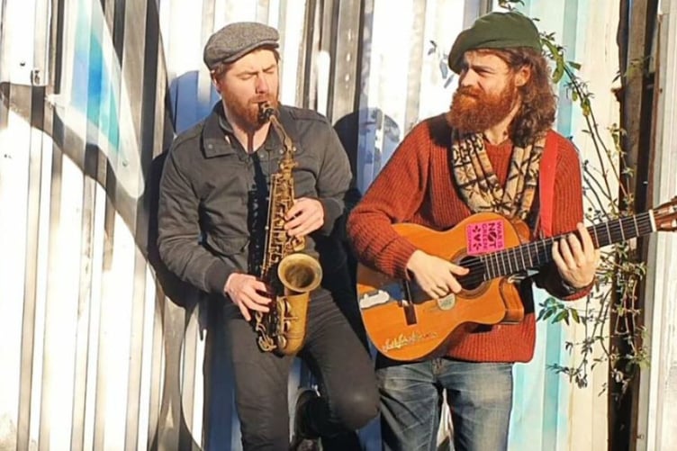 Liam and Siôn Rickard of the band Lo-Fi Jones