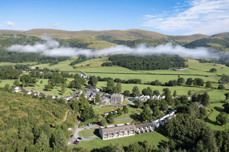 The resorts spans across 50 acres boasting 77 apartments