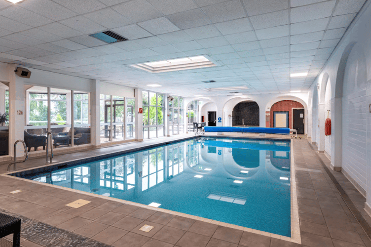 The entire resort is for sale including its Georgian mansion and indoor pool, steam room, sauna and spa