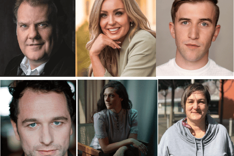 Bryn Terfel, Amy Dowden, Callum Scott-Howells, Matthew Rhys, Rakhi Singh a Sarah Hemsley-Cole