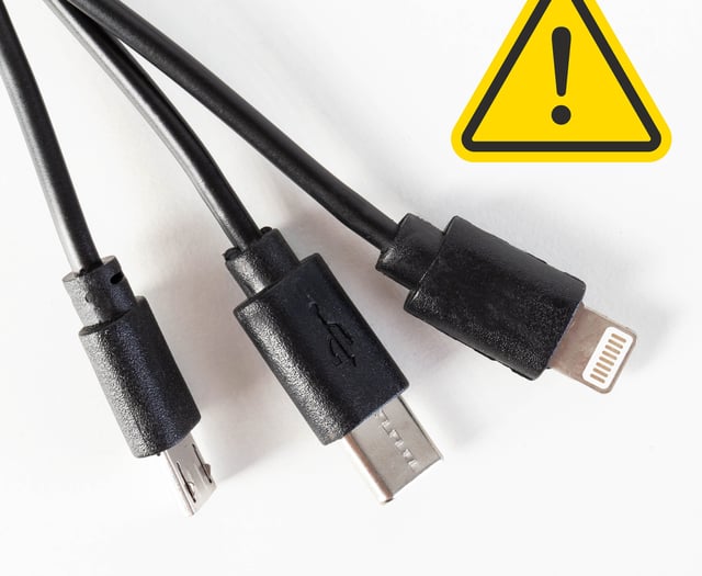 Fire started by charging cable started, fire service say