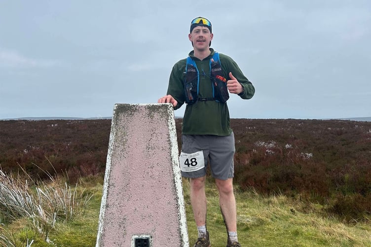 Gwion Ellis won the Sea 2 Summit Offa's Dyke Ultra