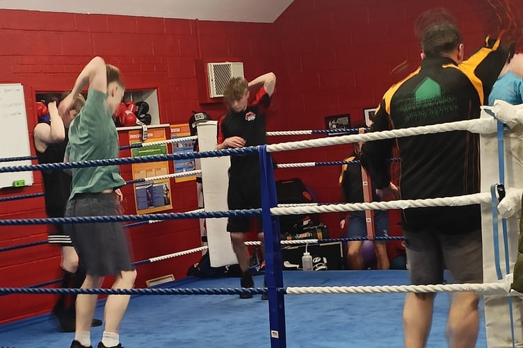 Training hard before the championships