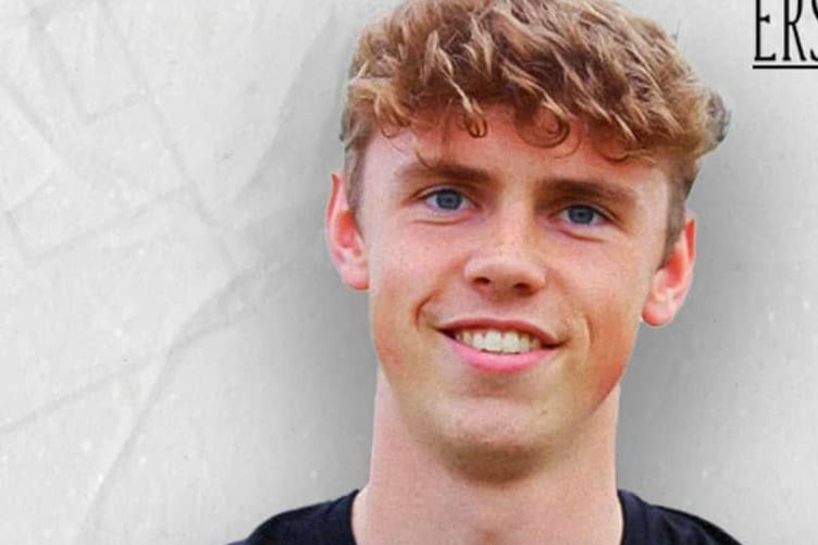 Luke Steele scored for Pwllheli against Rhyl 1879