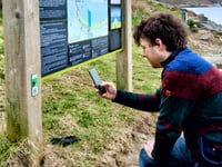 Wales Coast Path QR code reveals story of seagrass