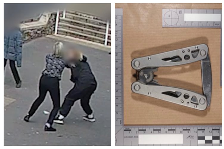 The teenager, who cannot be named for legal reasons, has been found guilty of the three charges following a trial at Swansea Crown Court. She had previously admitted to three counts of causing grievous bodily harm with intent, and possession of a bladed article on a school premises.