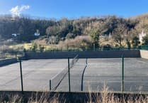 Llandre Tennis Courts refurbishment work nears completion