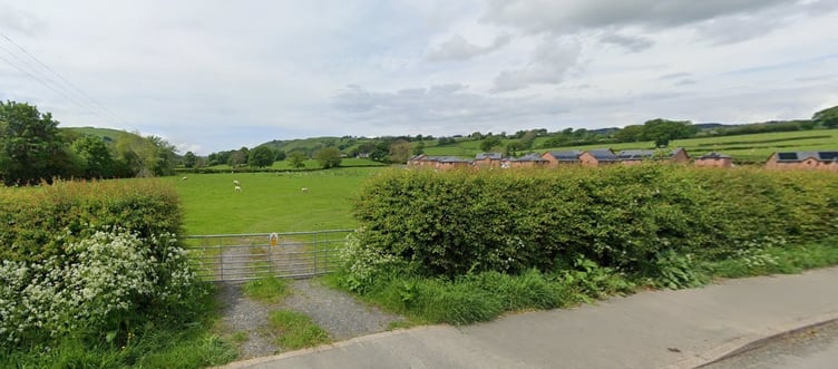 The site of the proposed solar panels