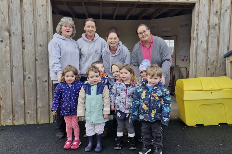 Staff and children at Glan y Mor are celebrating a positive inspection report