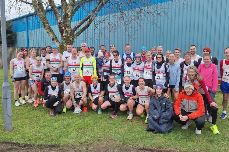 Sarn Helen Runners at the Cors Caron Half Marathon