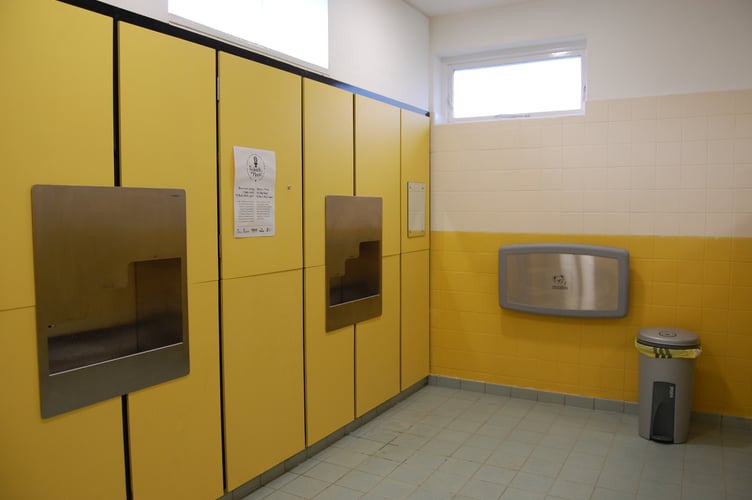 The new facilities include stainless steel vandal-proof furniture
