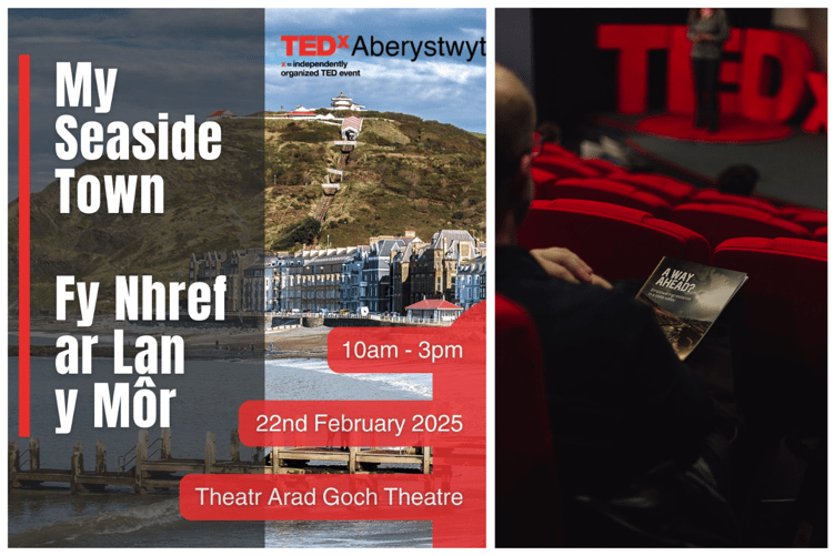 The next TEDxAberystwyth event will take place for the first time since 2022, on 22 Feb in Arad Goch Theatre