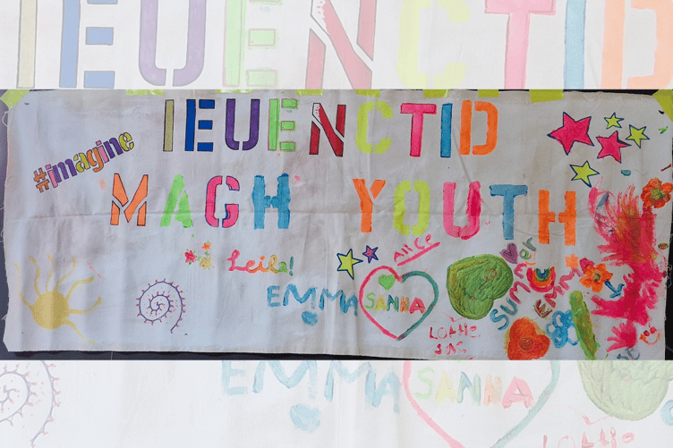 A Ieuenctid Mach Youth poster made by the young people