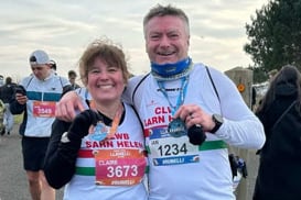 Husband and wife Ian and Claire Williams