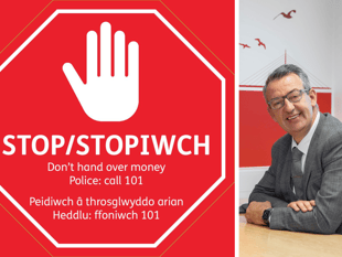 Gwynedd sticker campaign to combat fraudsters