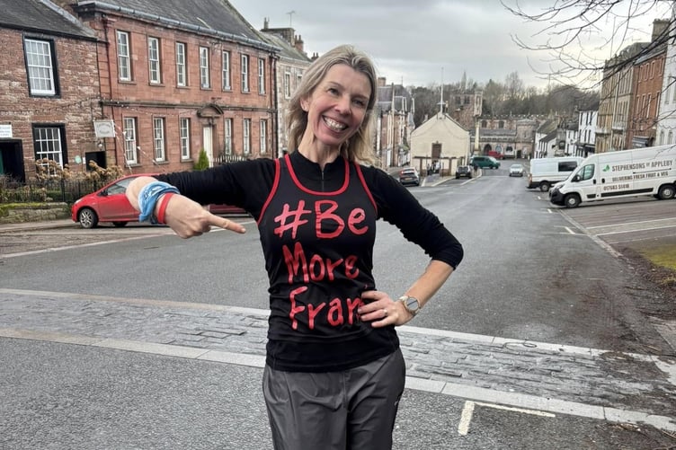 Lesley Lewis at her longest ultra-marathon yet - running 74 miles over 24 hours in Yorkshire this February