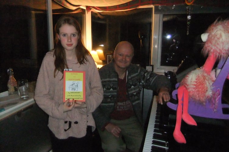 'Living with Mugwumps' author Chris Dendy and illustrator Mathilda Crompton