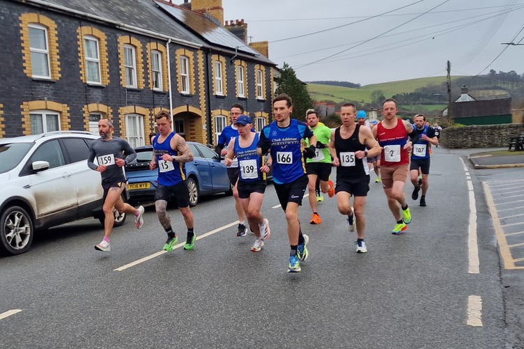 Aber runners lead the charge at Tregaron Half Marathon
