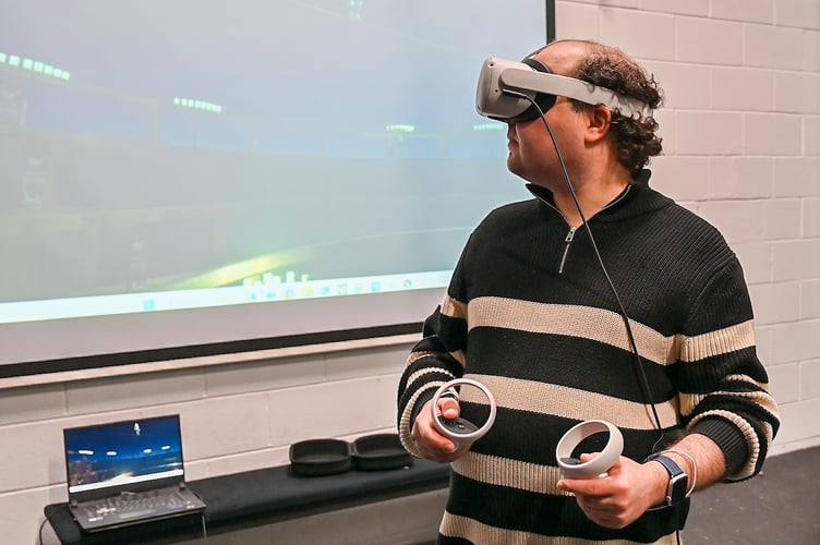 The interactive virtual reality experience at Aberystwyth University