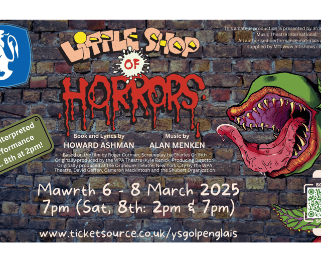 Aberystwyth school will perform 'Little Shop of Horrors'