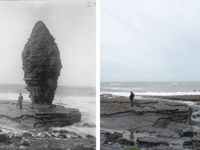 Aberystwyth academics investigate erosion of Egg Rock