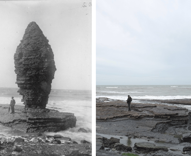 Aberystwyth academics investigate erosion of Egg Rock