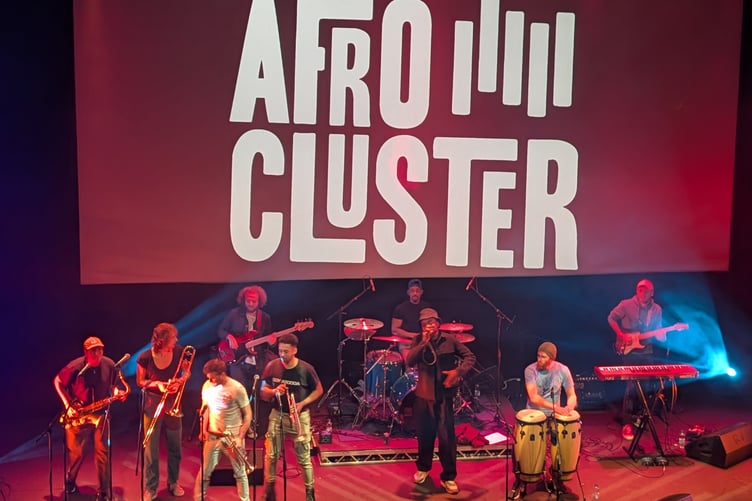 Afro Cluster got everyone off their seats during the second day of Trawsnewid/ Transform Music Festival