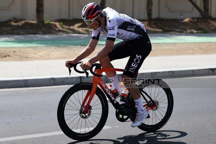 UAE Tour 2025 - 7th Edition - 7th stage Al Ain Hazza Bin Zayed Stadium - Jebel Hafeet 176km - 23/02/2025 - Joshua Tarling (GBR - INEOS Grenadiers) - photo Luca Bettini/SprintCyclingAgency©2025