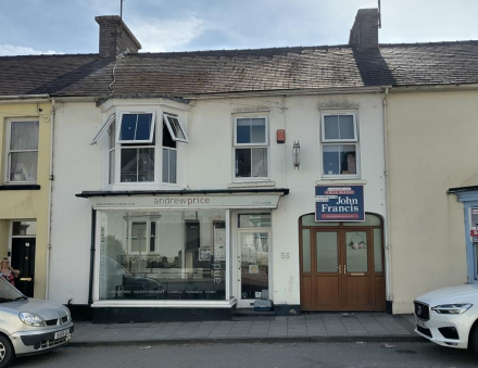 The former hair salon on Bridge Street in Lampeter