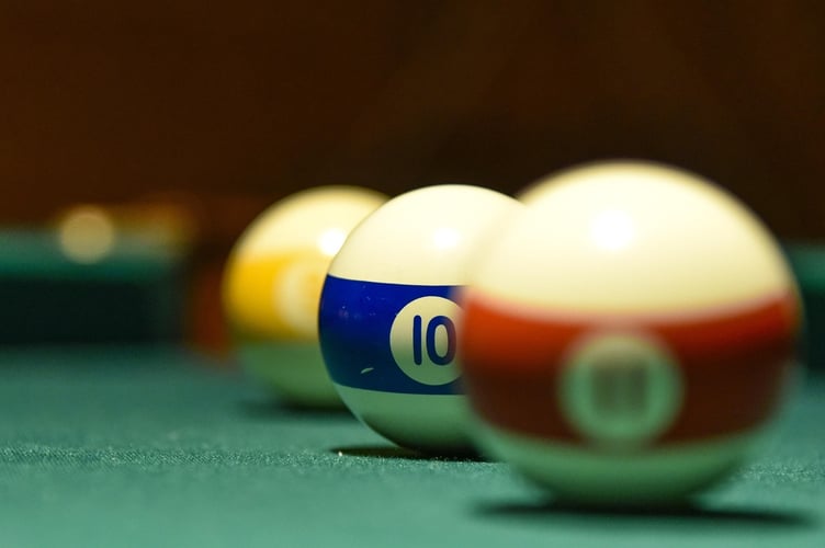 Pool balls.