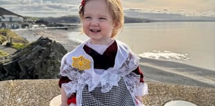 Sun shines for Aberystwyth's St David's Day Parade