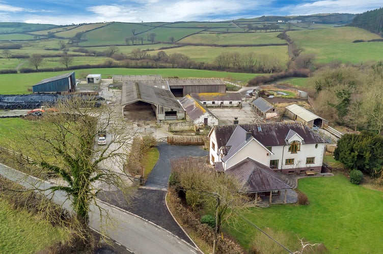 Rhodmad Farm, Llanfarian, is for sale