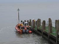 Jetty helps RNLI rush to aid of beachgoer