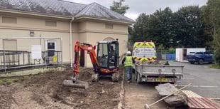 Volunteers need £7,500 to complete Mach town hall entrance facelift