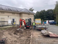 Volunteers need £7,500 to complete Mach town hall entrance facelift