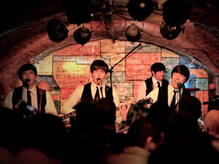 Aberystwyth audiences get ready to welcome Beatles band