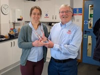 Aberystwyth RNLI volunteer awarded for outstanding commitment