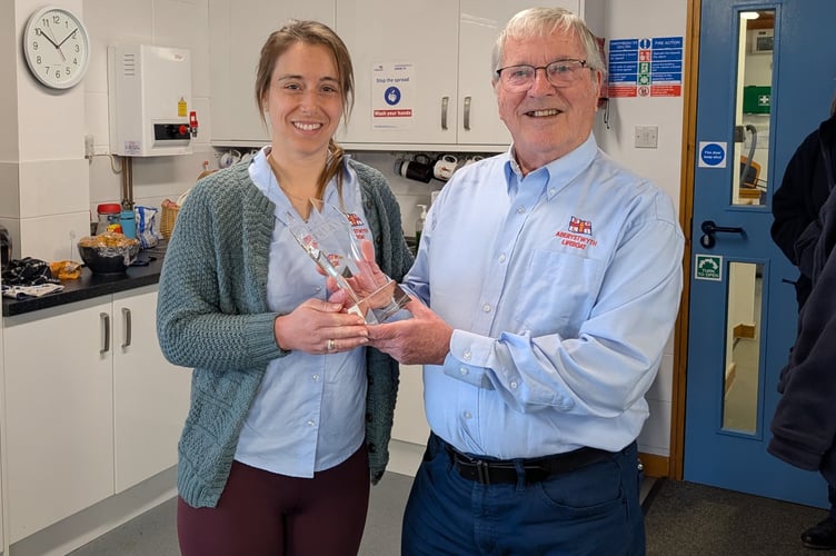 Heather Crump and Dai Jenkins. Photo: RNLI/Oliver Smoult