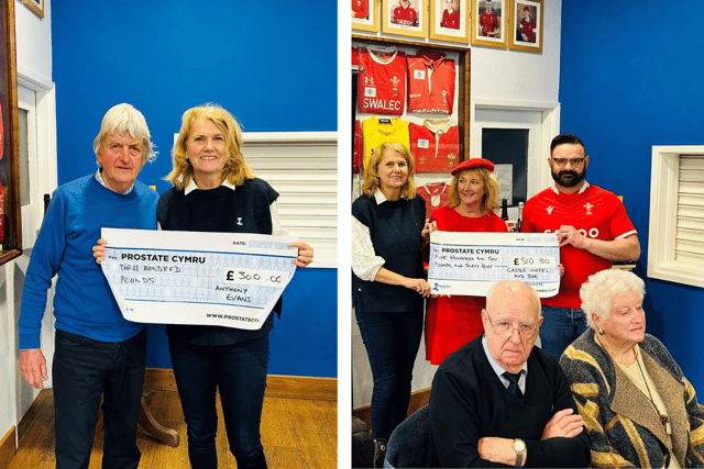 Thousands raised for Ceredigion Friends of Prostate Cymru