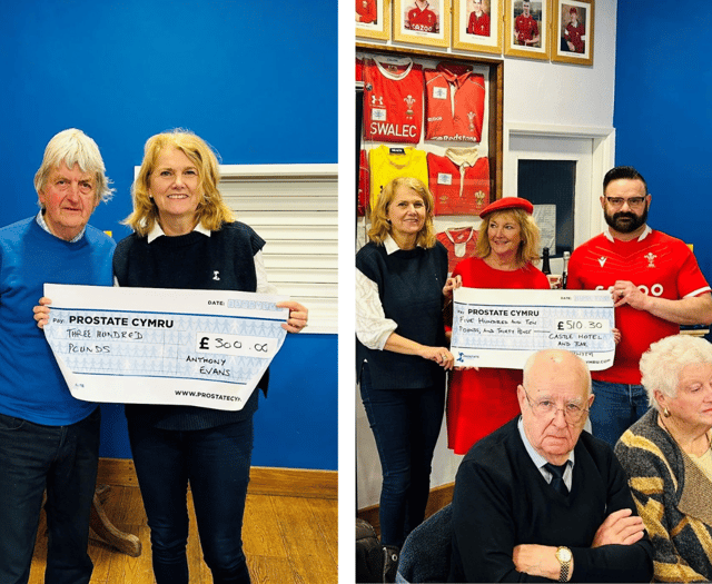 Thousands raised for Ceredigion Friends of Prostate Cymru