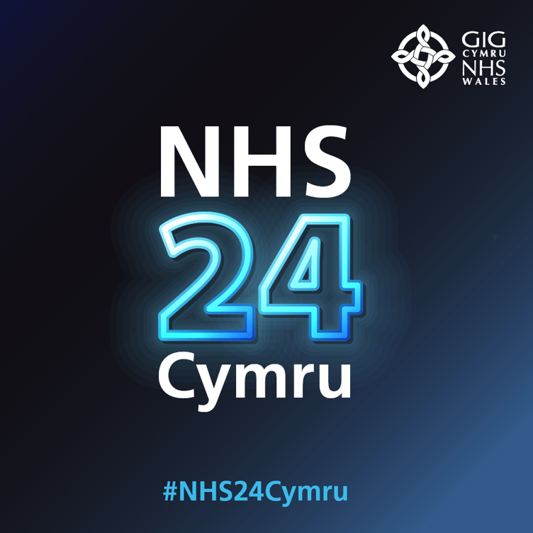 NHS24Cymru campaign