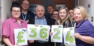 Tractor run raises £3,624 for children’s ward