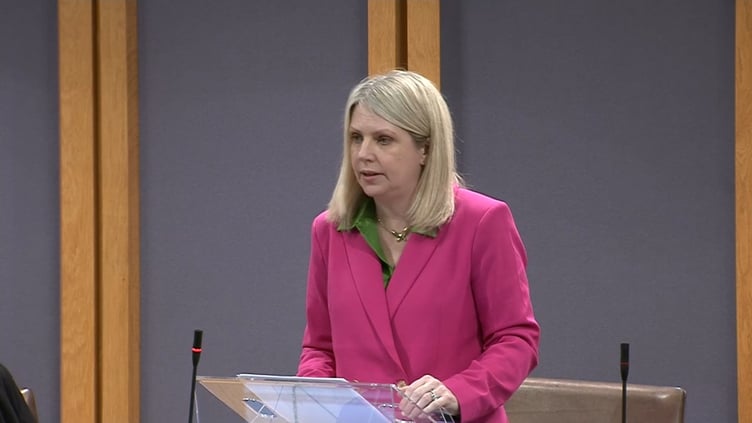 Labour’s Hannah Blythyn speaking in the Senedd