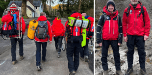 Aberdyfi team rescue walker who fell into quarry