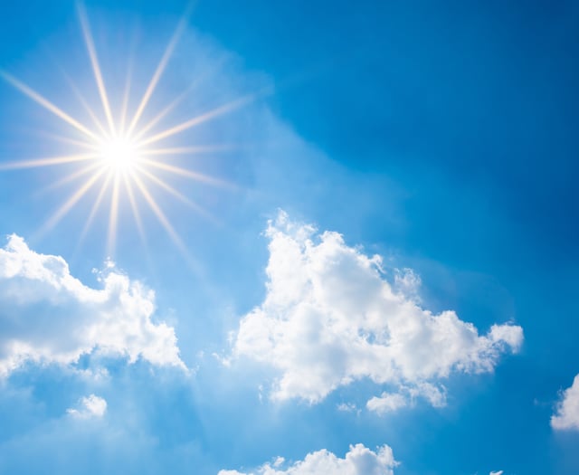Expect sunny skies today and even warmer conditions tomorrow