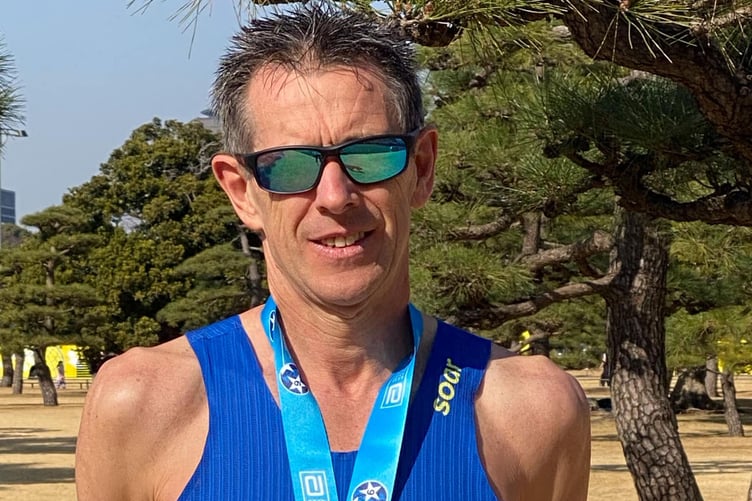Paul Williams with his 6 major medals