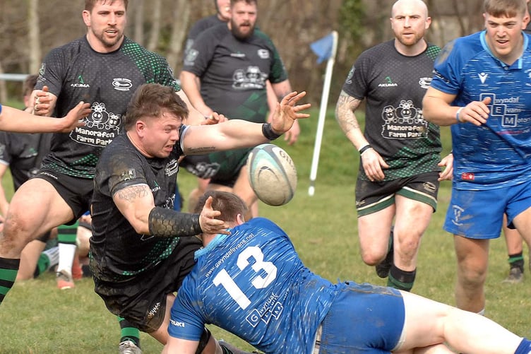 Dolgellau beat Abergele on the Marian on Saturday (Photo: Rod Davies)